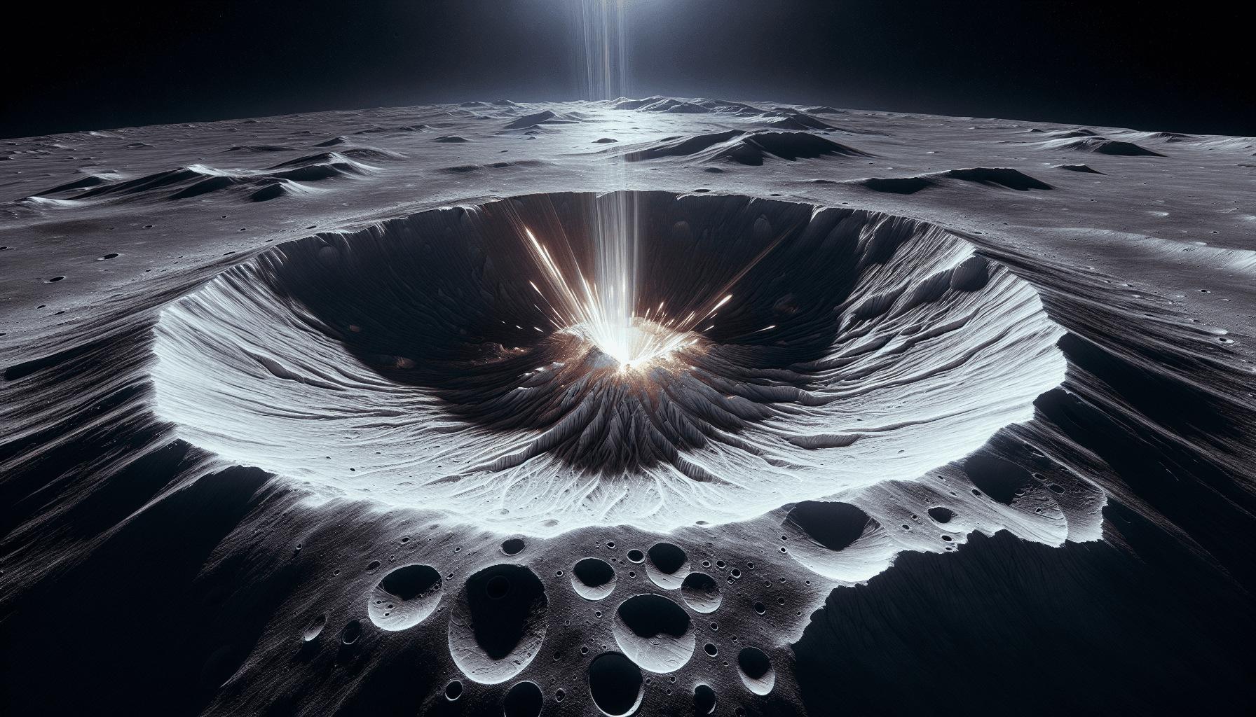 Celestial Collision: A Recent Impact Leaves a Brilliant New Scar on the Moon