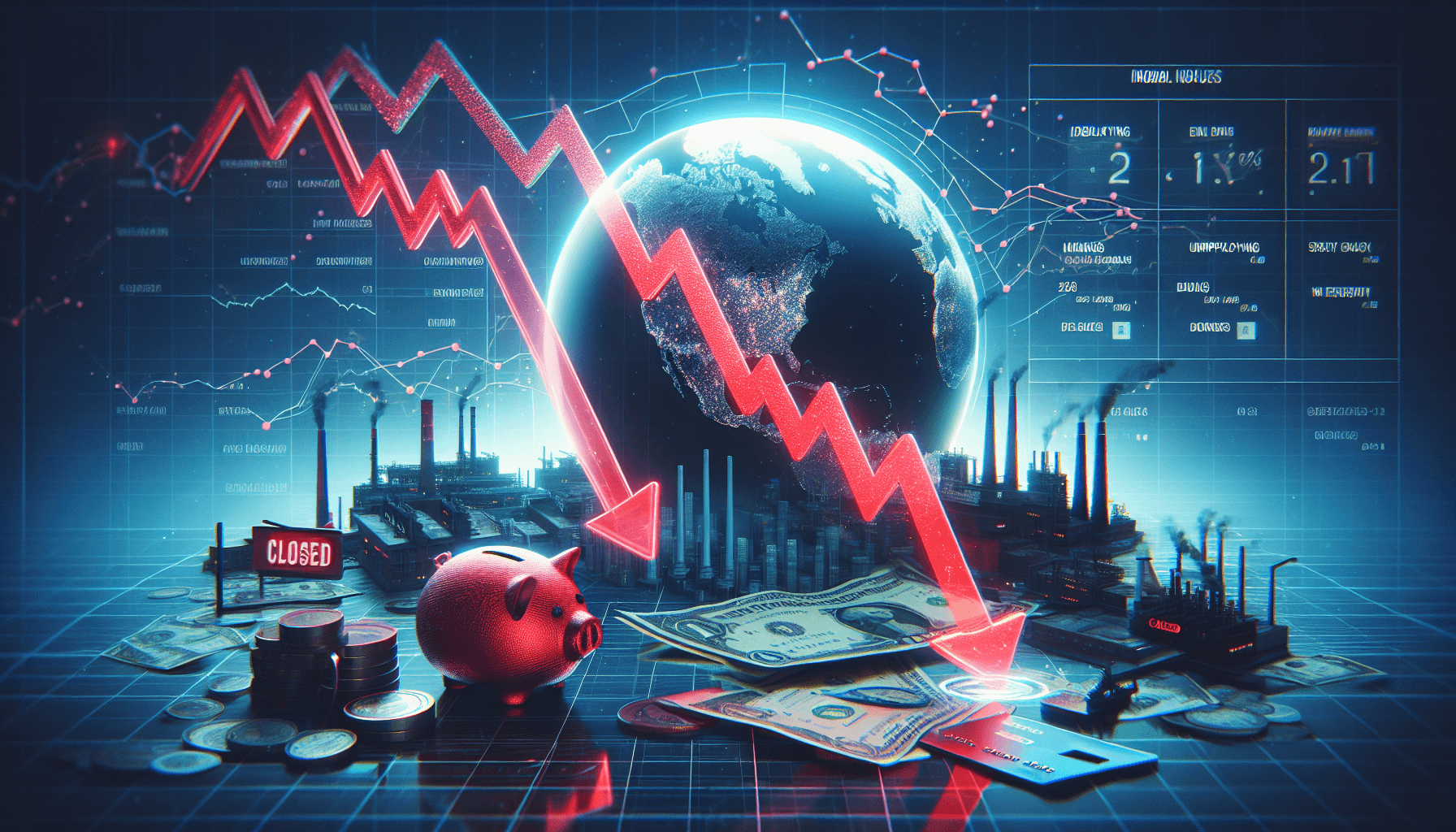 Global Markets Reel: A Triple Threat of Jobs, War, and Credit Woes Sinks Stocks