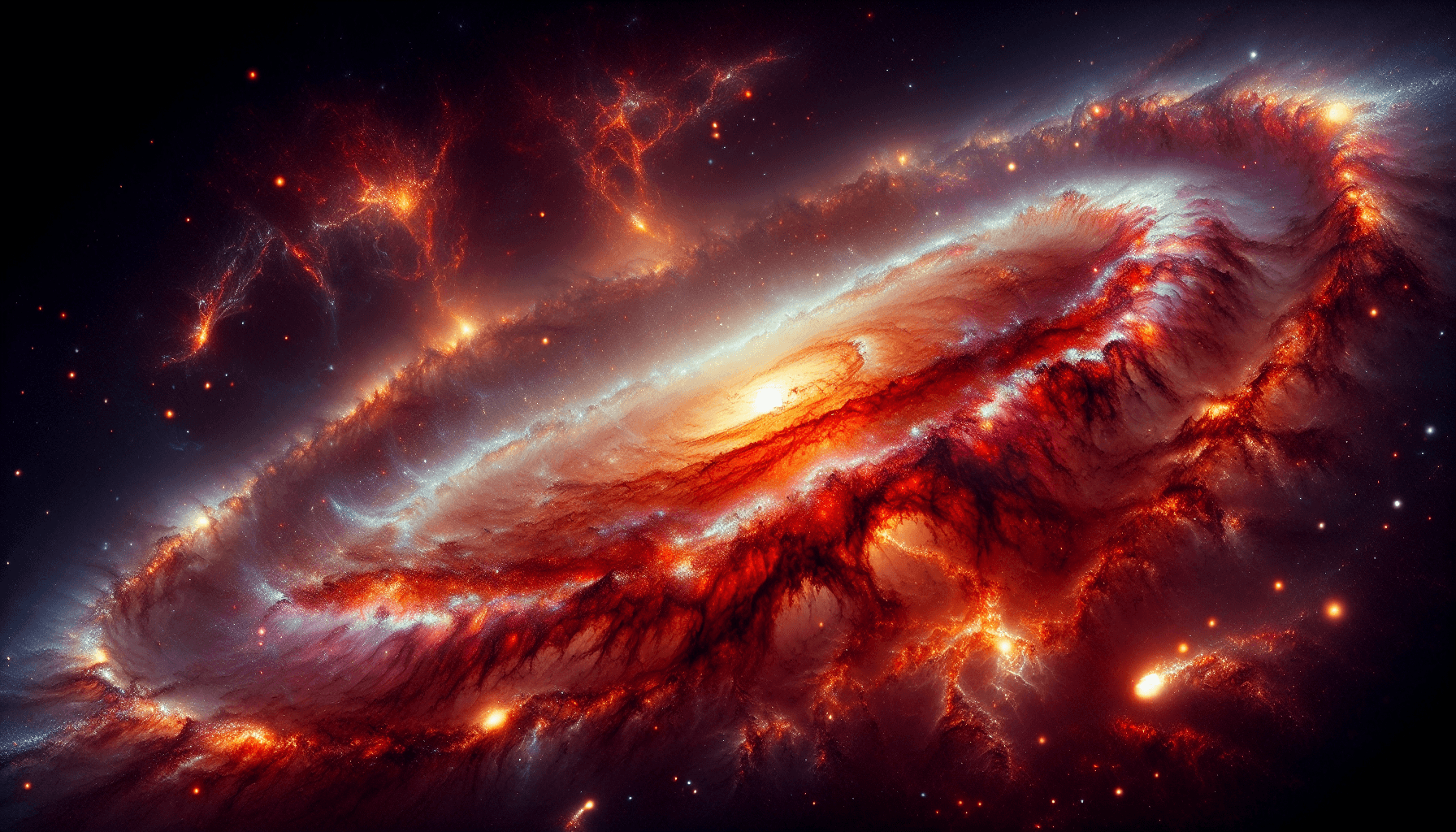 James Webb Svela Molecole Organiche Straordinarie in Galassie Estreme: Un Indizio per la Vita Cosmica?