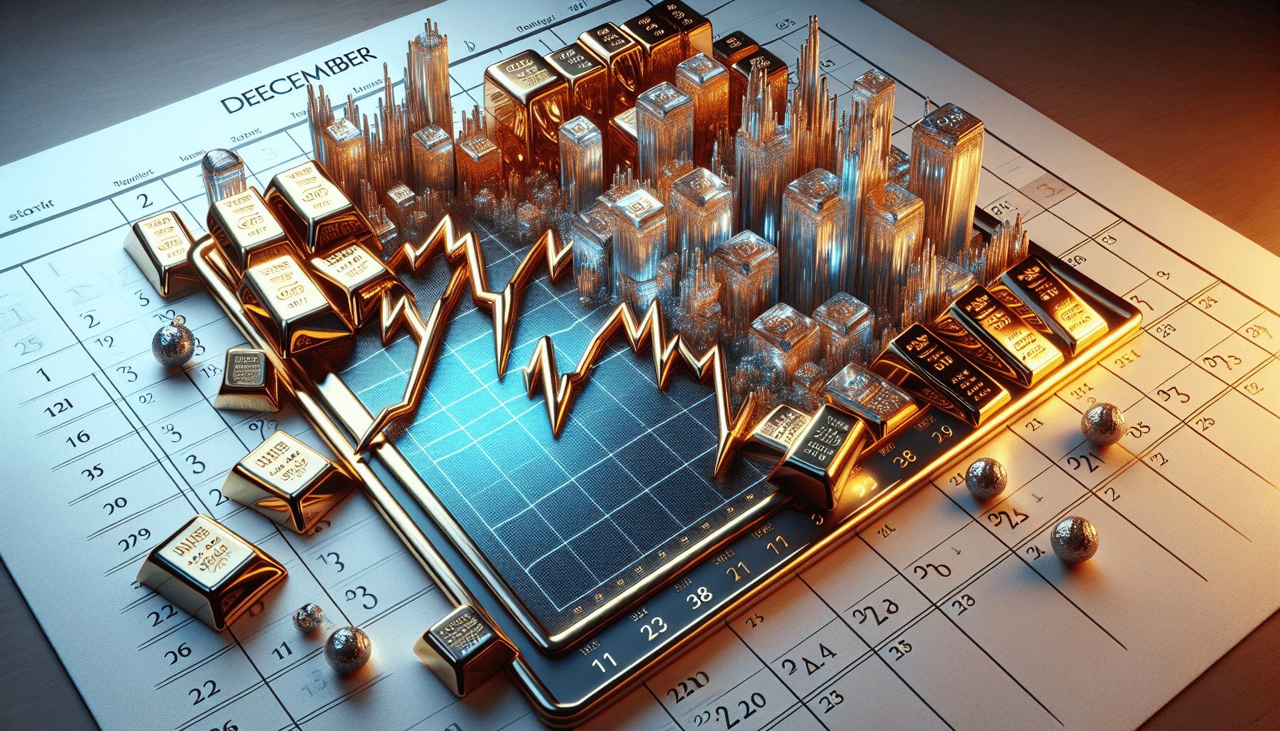 Mercati 2025: Azioni in Flessione, Oro e Argento Scalano le Vette nel Finale d'Anno