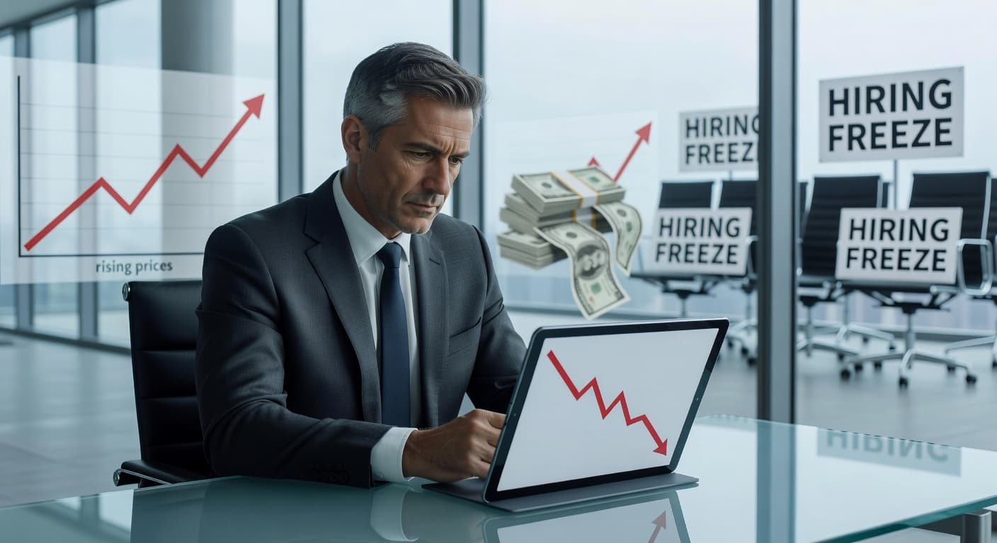 Fiducia CEO in Caduta Libera: Inflazione e Stop Assunzioni Fanno Tremare l'Economia