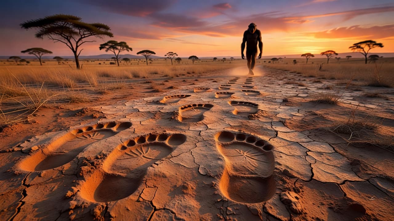 Giant Strides: Ancient Footprints Uncover a Colossal Human Ancestor from 1.4 Million Years Ago