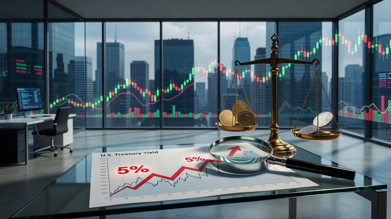 Global Markets Face New Reality as Treasury Yields Soar Past 5% Amidst Stock Volatility