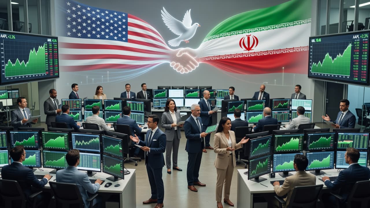 Historic Peace Deal Ignites Global Markets: Nasdaq & S&P 500 Soar on US-Iran Accord