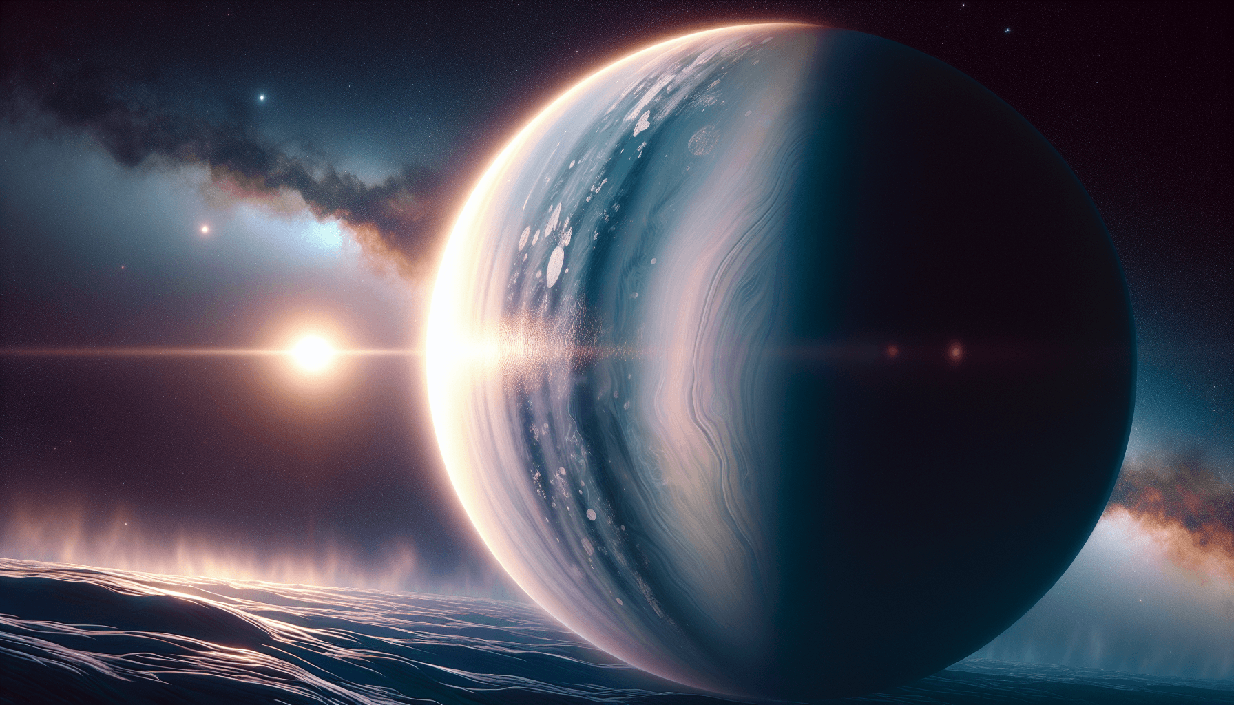 JWST Stuns Scientists: Ice Clouds Found on Distant Giant Exoplanet