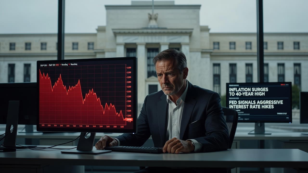 Mercati USA in Rosso: La Fed Non Molla la Presa sull'Inflazione e S&P 500 e Nasdaq Tremano