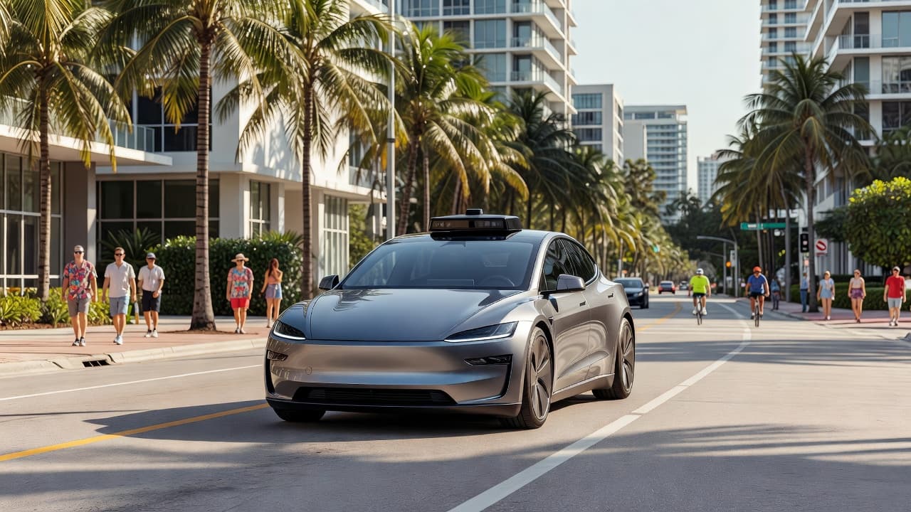 Miami Drives into Tomorrow: Tesla Launches Groundbreaking Robotaxi Service