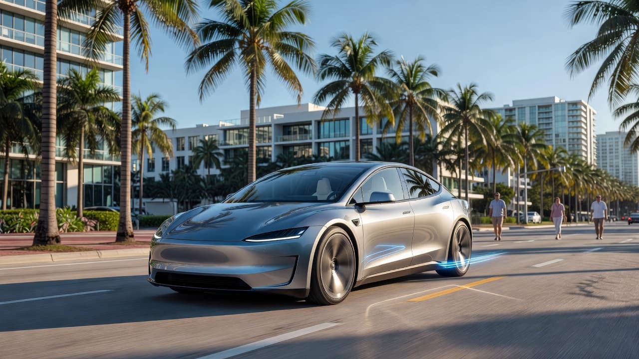 Rivoluzione a Miami: I Robotaxi Tesla Sbarcano Senza Conducente, Ridefinendo il Futuro della Mobilità Urbana