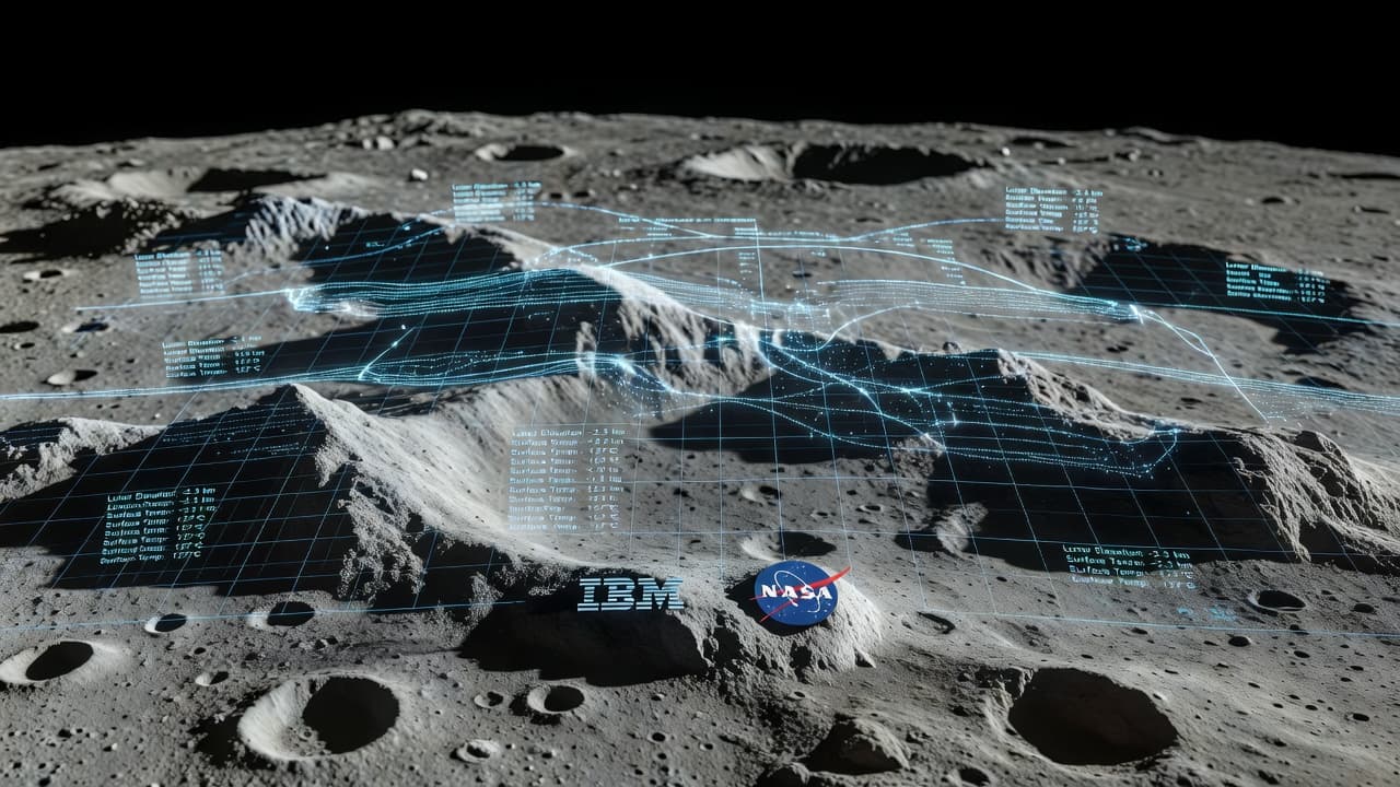 Rivoluzione Lunare: IBM e NASA Svelano l'AI Open Source per Esplorare i Segreti della Luna