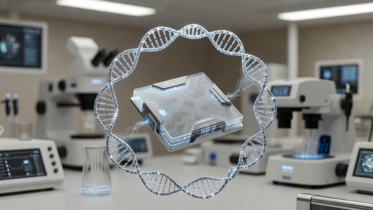 Rivoluzione nel DNA: Un Chip di Silicio Scrive Decine di Sequenze Simultaneamente con Elettricità