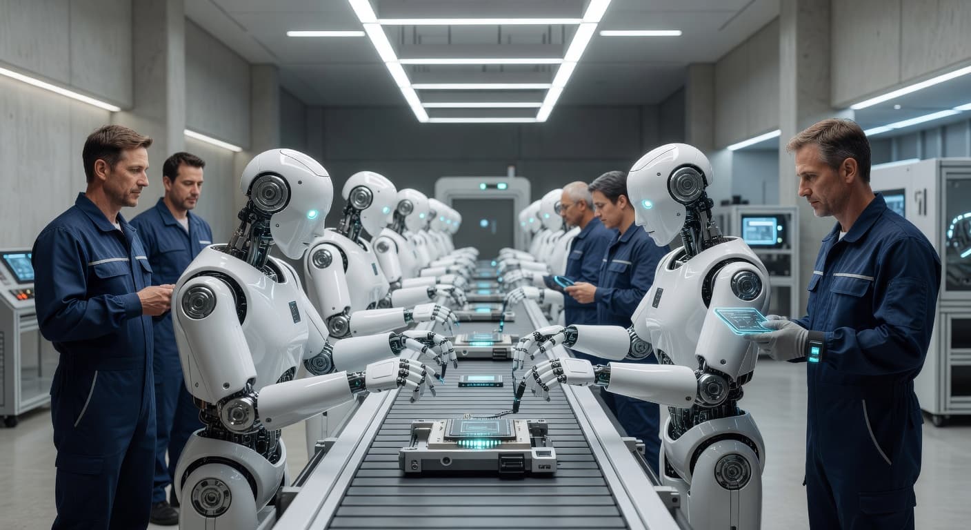 Robot Umanoidi: L'Intelligenza Artificiale Fisica Conquista le Fabbriche