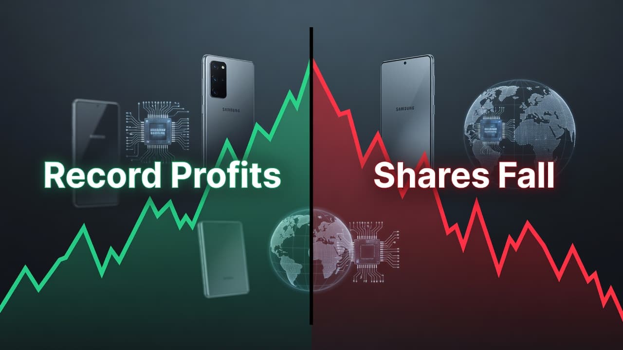 Samsung: Utili Record ma Azioni in Calo – Il Paradosso del Gigante Tech Coreano