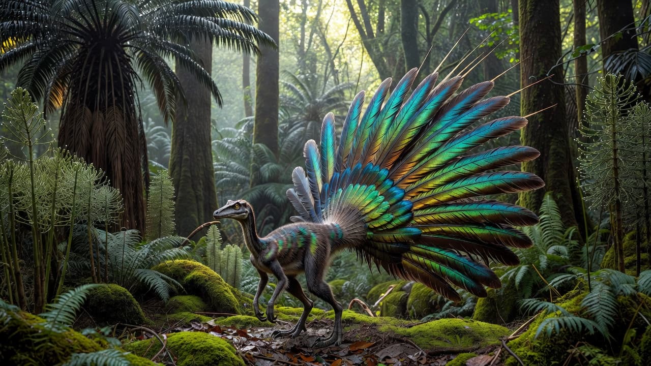 Scoperta Sensazionale in Cina: Il Dinosauro Piumato con la Coda da Pavone che Riscrive la Storia!