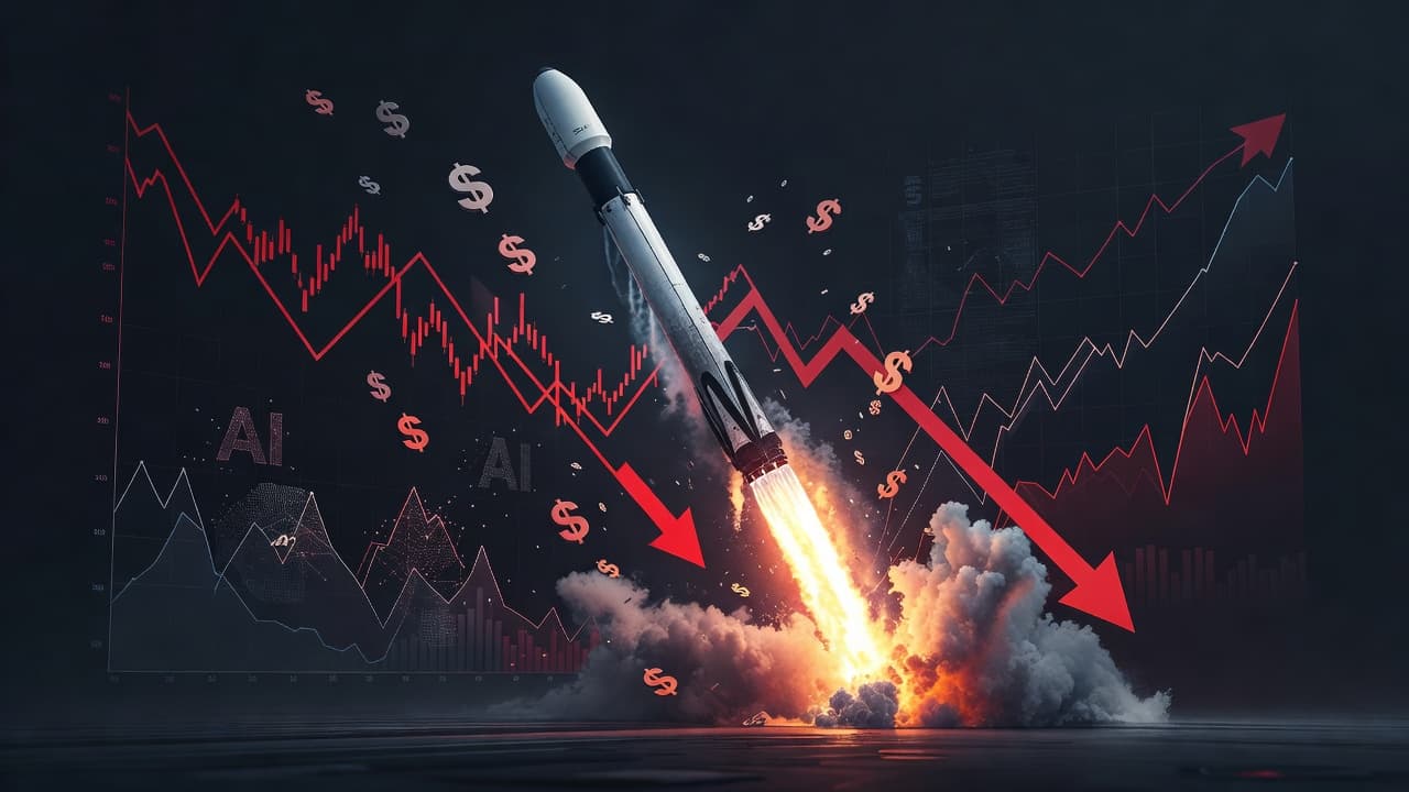 SpaceX in Caduta Libera: Crollo da 400 Miliardi e Timori per il Settore Tech