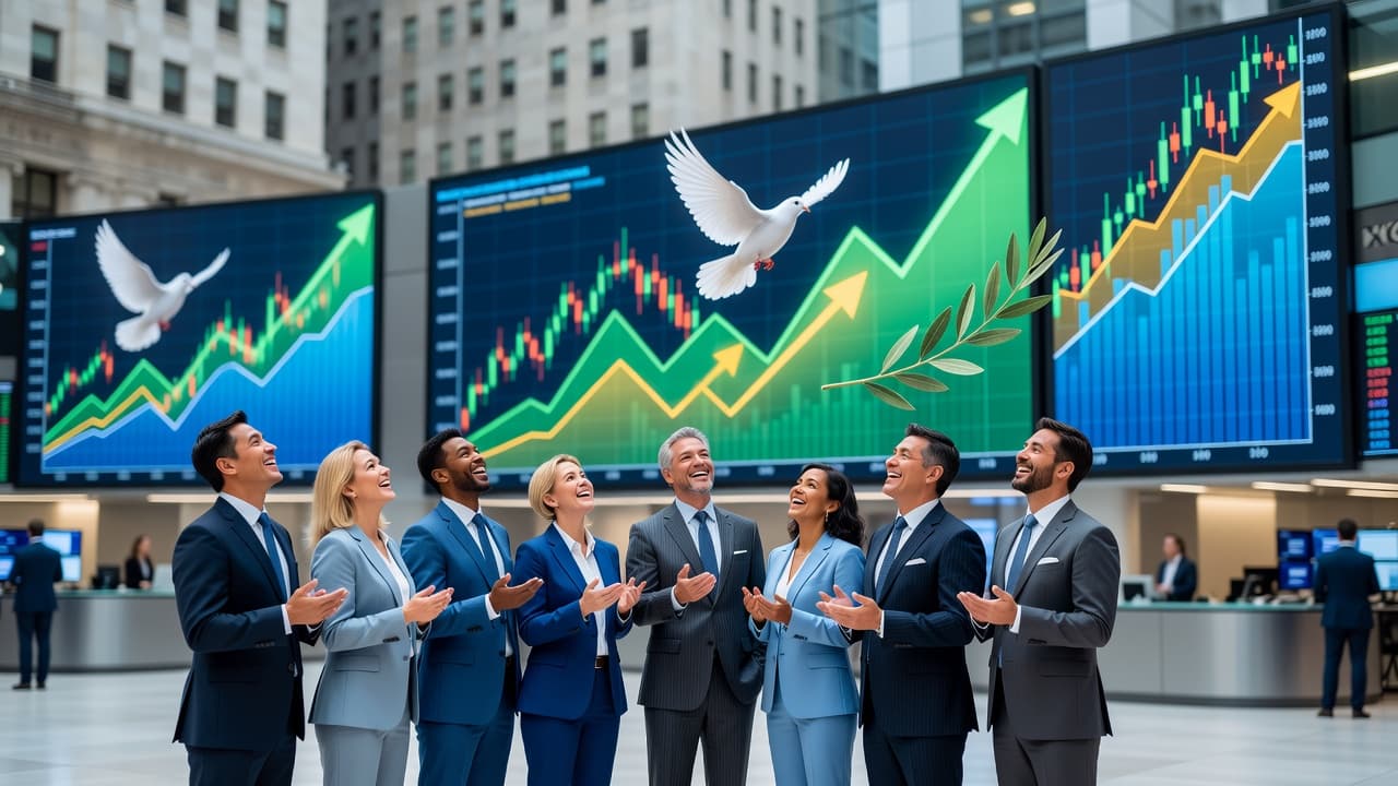 Wall Street Esplode: Mercati USA Chiudono in Forte Rialzo, Dow Jones a Livelli Record Dopo la De-escalation Geopolitica
