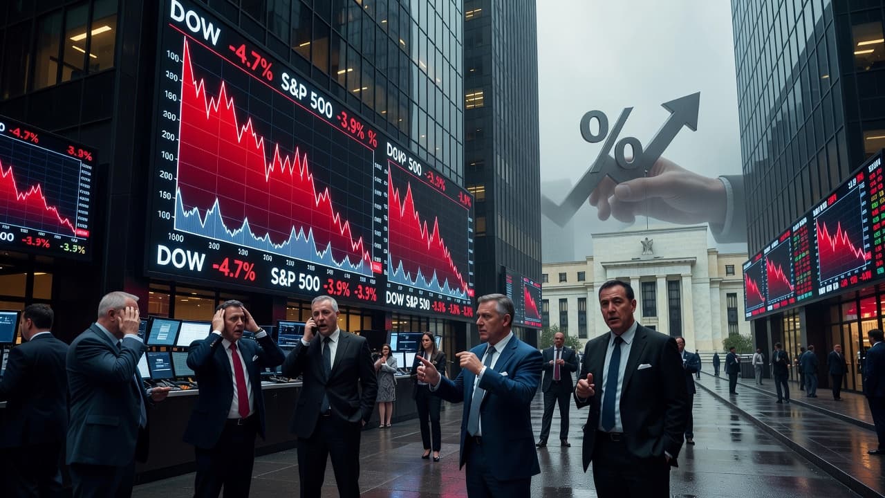 Wall Street Sotto Pressione: La Fed Adotta una Linea Dura, Tassi "Higher-for-Longer" Scuotono i Mercati